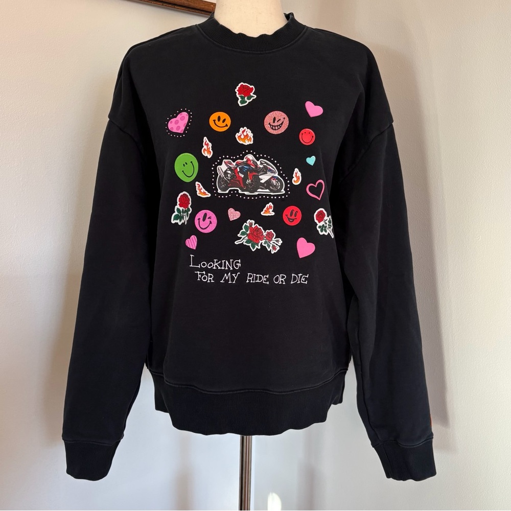 Teddy Fresh Patchwork Crewneck - Picture 1 of 6